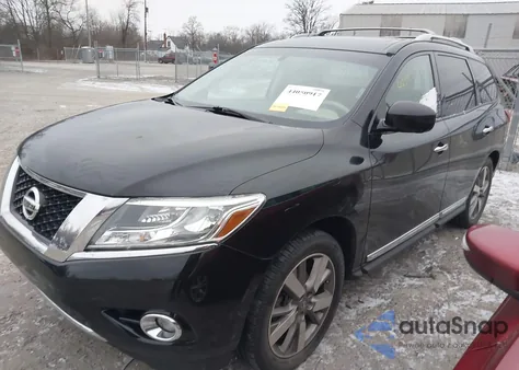2013 Nissan Pathfinder Platinum из США, поврежденный, VIN 5N1AR2MM1DC657294